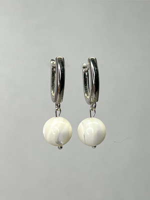 Серьги Wolves Перламутр Серебрение 1840