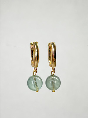 Серьги Wolves Флюорит Позолота 1861