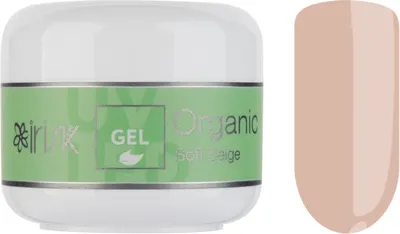 Моделирующий гель для ногтей IRISK Organic тон 03 Soft Beige (15мл)