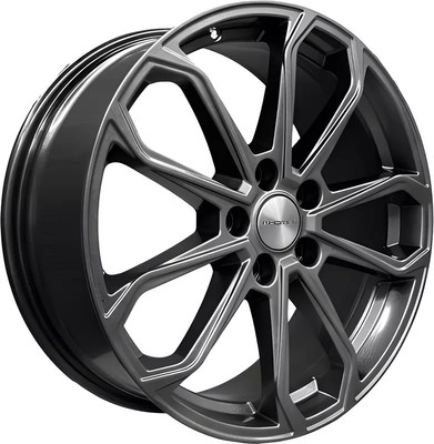 Литой диск Khomen KHW1816 Kodiaq/Tiguan/Audi Q3 18x7" 5x112мм DIA 57.1мм ET 43мм (Gray)