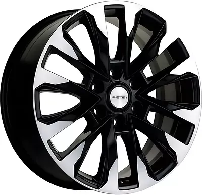 Литой диск Khomen KHW2010 Nissan Patrol 20x8" 6x139.7мм DIA 78.1мм ET 35мм (Black FP)