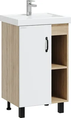 Тумба с умывальником Onika Тимбер 50 105034 + Kirovit Фостер 50