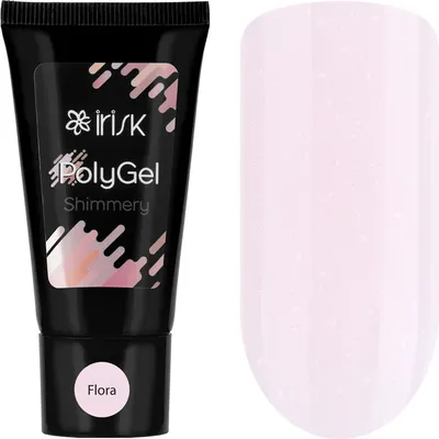Моделирующий гель для ногтей IRISK Shimmery PolyGel тон 02 Flora (30г, в тубе)