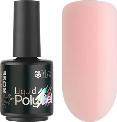 Моделирующий гель для ногтей IRISK Liquid PolyGel тон 17 English Rose (18мл)