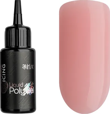 Моделирующий гель для ногтей IRISK Liquid PolyGel тон 04 Pink Icing (50мл)