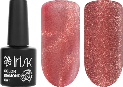 Гель-лак для ногтей IRISK Color Diamond Cat тон 015 (10мл)
