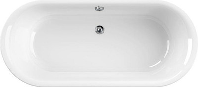 Ванна акриловая Cezares METAURO-CENTRAL-180-80-W-MATT-SET-2 (с экраном, с каркасом)