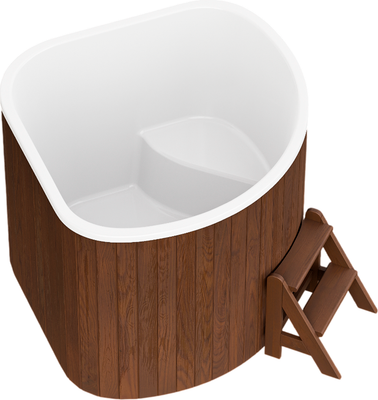 Купель Polarspa Corner термососна 160 (темный)