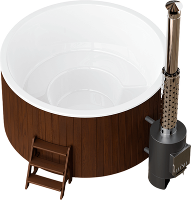 Купель Polarspa Comfort термососна 195 Hot (темный, с утеплением композитной чаши)