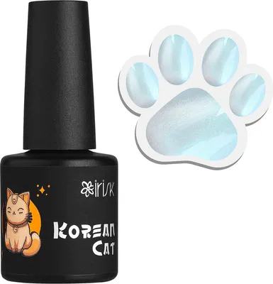 Гель-лак для ногтей IRISK Korean Cat тон 16 Green Glow (10мл)