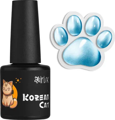Гель-лак для ногтей IRISK Korean Cat тон 21 Blue Neon (10мл)