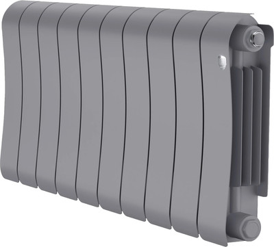 Радиатор биметаллический Royal Thermo Infinity 300 Silver Satin (10 секций)