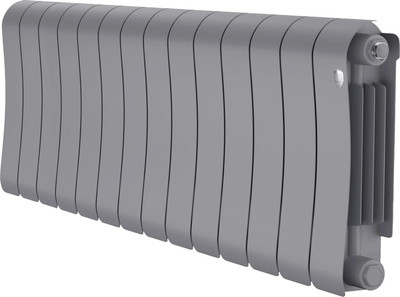 Радиатор биметаллический Royal Thermo Infinity 300 Silver Satin (14 секций)