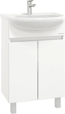 Тумба с умывальником Onika Милтон 50 105036 + Rosa Уют 50