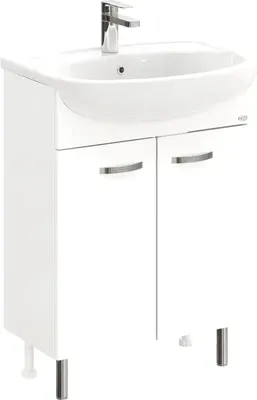 Тумба с умывальником Onika Коралл 60.10 106149 + Rosa Уют 60