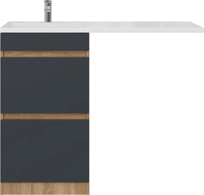 Тумба с умывальником Onika Милтон 58 105806 + Madera Kamilla 120 L