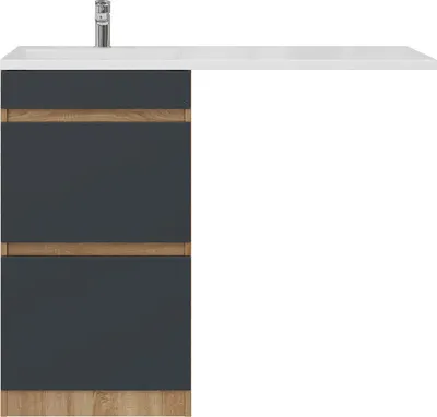 Тумба с умывальником Onika Милтон 58 105806 + Madera Kamilla 120 R