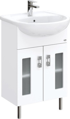 Тумба с умывальником Onika Кристалл 55.18 105555 + Santek Балтика 55 1WH501702