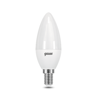 Лампа Gauss LED7-C35-6500K-Е14 550lm / 103101307-S