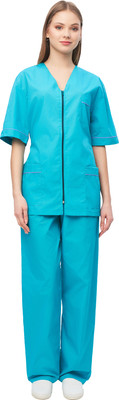 Костюм рабочий УРСУС Медицинский Глория ТОР526-100 (48-50/170-176, бирюзовый/сиреневый)