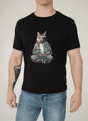 Футболка Alfa Man 6611 T-Shirt Print рис.4035 (р.182,188-112, черный)