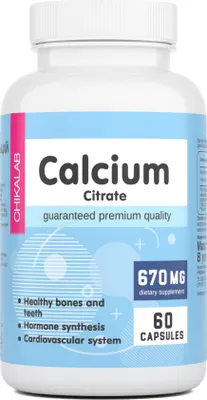 Минерал Chikalab Calcium Biocaps (60 капсул)