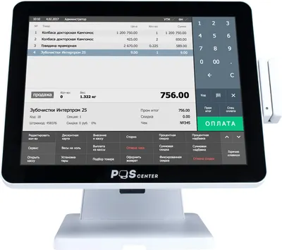 POS-монитор POScenter Atlas 71073027 (белый)