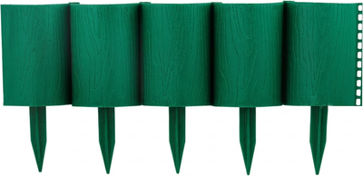 Изгородь декоративная Мастер Сад Садовый конструктор МС О-50.15.05-ПП / 82746-З-Короб