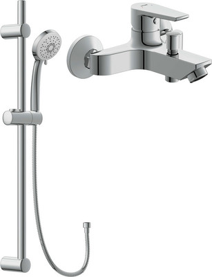 Душевой гарнитур со смесителем Cersanit Vero 63061 + Vibe 63067