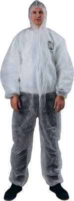 Комбинезон одноразовый Смелый Каспер 40 г/м2 / 57238 (белый, 4XL/180-188)