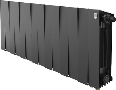 Радиатор биметаллический Royal Thermo PianoForte 300 Черный VR80 (14 секций)
