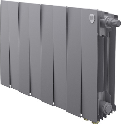 Радиатор биметаллический Royal Thermo PianoForte 300 Серебристый VR80 (8 секций)