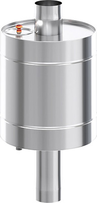 Бак на трубе Везувий d115 Овальный AISI 439 L-800 (ММ) (50л)