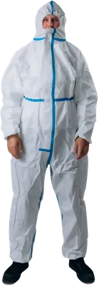 Комбинезон рабочий Смелый Каспер 65 г/м2 С проклейкой швов / 00063 (белый, 3XL/56-58/170-176)