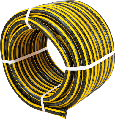 Шланг поливочный Жук Comfort 3/4" 3-х слойный / 325715-00 (25м, желтый)