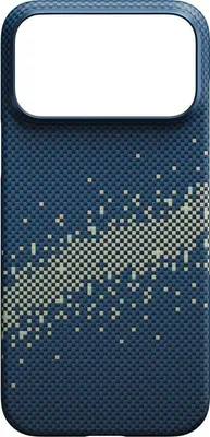 Чехол-накладка Pitaka StarPeak Tactile Woven Apple iPhone 17 Pro Max (Milky Way Galaxy)