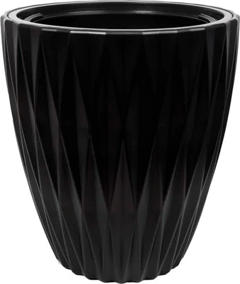 Кашпо Formplastic Caro FP-5790-084 (глубокий черный)
