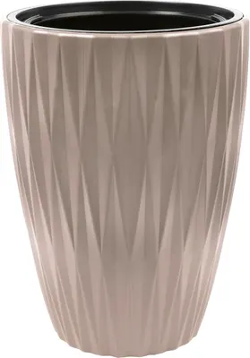 Кашпо Formplastic Caro Slim FP-5820-051 (серо-бежевый)