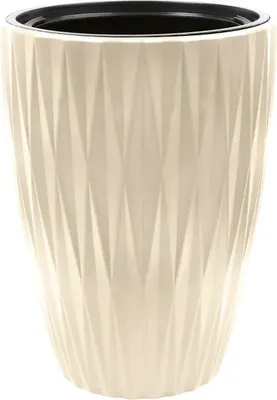 Кашпо Formplastic Caro Slim FP-5820-109 (миндальный)