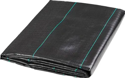 Укрывной материал GreenTerra Агроткань ПП 110 UV 100г/м2 (5м, черный)