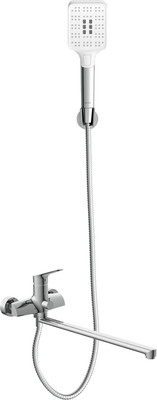 Смеситель Cersanit Flavis 64093 с душевым гарнитуром Ferro 64085