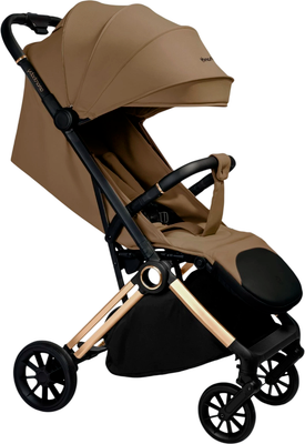 Детская прогулочная коляска Amarobaby Handy AB25-10HANDY/1229 (коричневый/золотой)