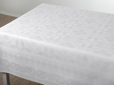 Скатерть Pole Kvetak (Беларускі лён) 150x150 24С124-ШР/уп. (0 Сатурн 456)