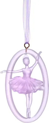 Подвеска новогодняя Decor de table Pate de Verre Cristal Балерина / DDT-SV-2026-006