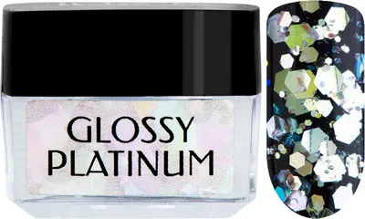 Гель-лак для ногтей IRISK Glossy Platinum тон 080 Moonlight (5мл)