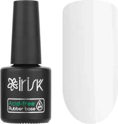 База для гель-лака IRISK Acid-free Rubber Base тон 02 Milky White (10мл)