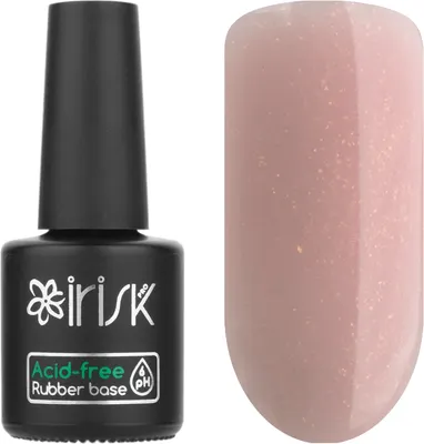 База для гель-лака IRISK Acid-free Rubber Base тон 12 Soft Shimmer Beige (10мл)
