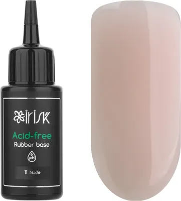 База для гель-лака IRISK Acid-free Rubber Base тон 11 Nude (50мл)