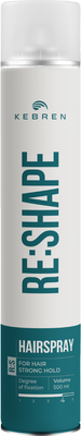 Лак для укладки волос Kebren Re:Shape сильной фиксации (500мл)