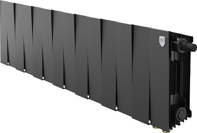 Радиатор биметаллический Royal Thermo PianoForte 200 Черный VR80 (14 секций)